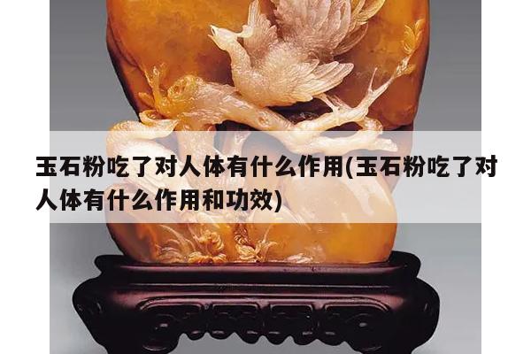 玉石粉吃了对人体有什么作用(玉石粉吃了对人体有什么作用和功效)