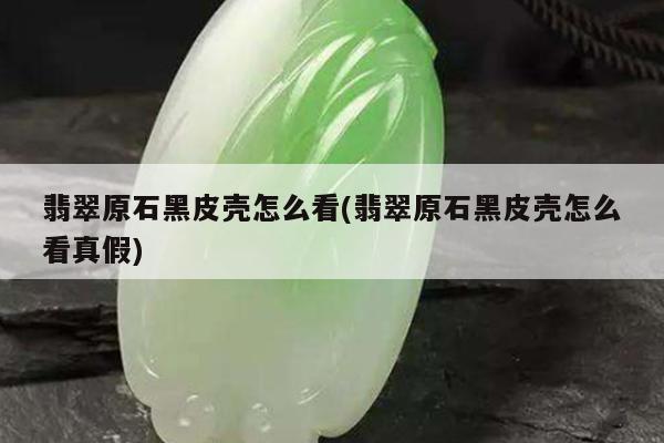 翡翠原石黑皮壳怎么看(翡翠原石黑皮壳怎么看真假)