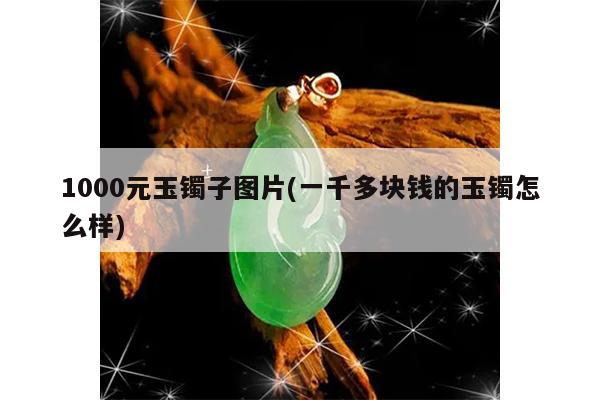 1000元玉镯子图片(一千多块钱的玉镯怎么样)