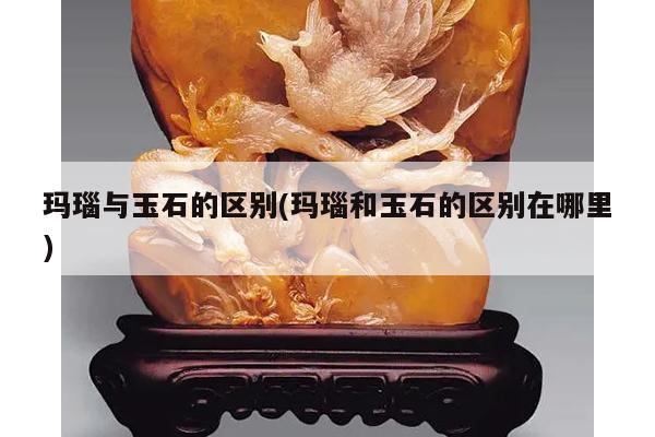 玛瑙与玉石的区别(玛瑙和玉石的区别在哪里)