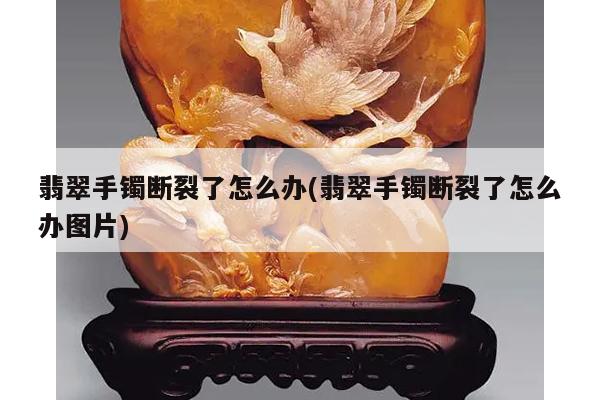 翡翠手镯断裂了怎么办(翡翠手镯断裂了怎么办图片)
