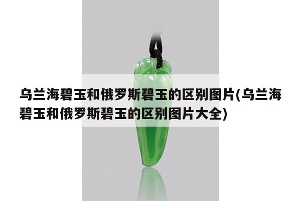 乌兰海碧玉和俄罗斯碧玉的区别图片(乌兰海碧玉和俄罗斯碧玉的区别图片大全)