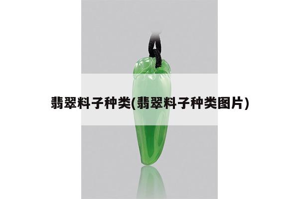 翡翠料子种类(翡翠料子种类图片)