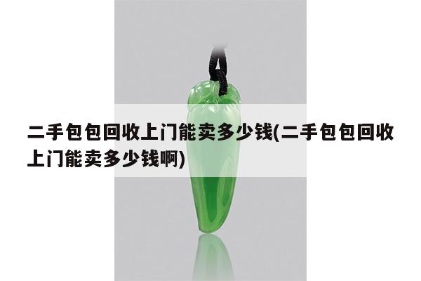 二手包包回收上门能卖多少钱(二手包包回收上门能卖多少钱啊)