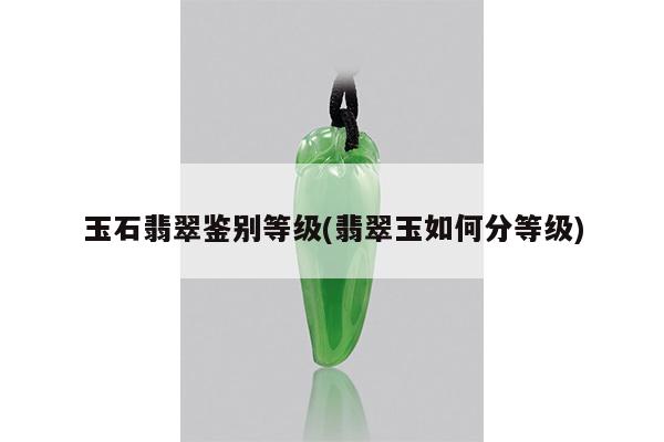 玉石翡翠鉴别等级(翡翠玉如何分等级)