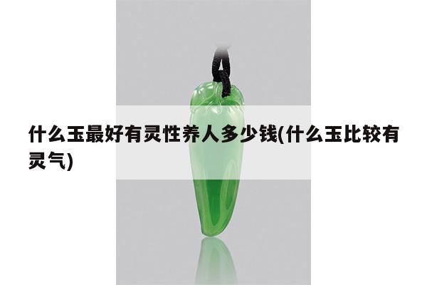 什么玉最好有灵性养人多少钱(什么玉比较有灵气)