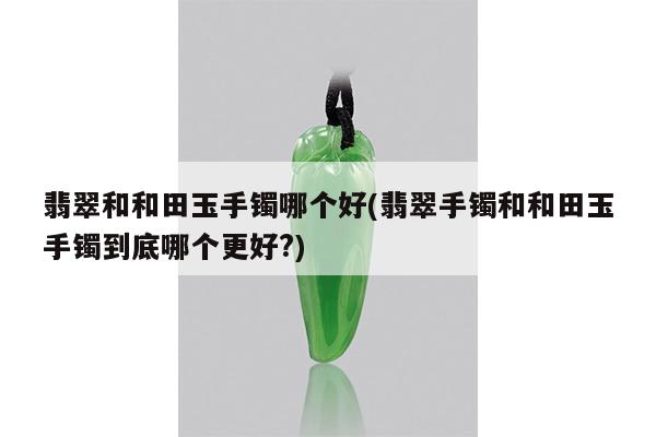 翡翠和和田玉手镯哪个好(翡翠手镯和和田玉手镯到底哪个更好?)