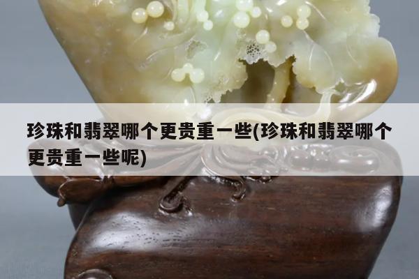 珍珠和翡翠哪个更贵重一些(珍珠和翡翠哪个更贵重一些呢)