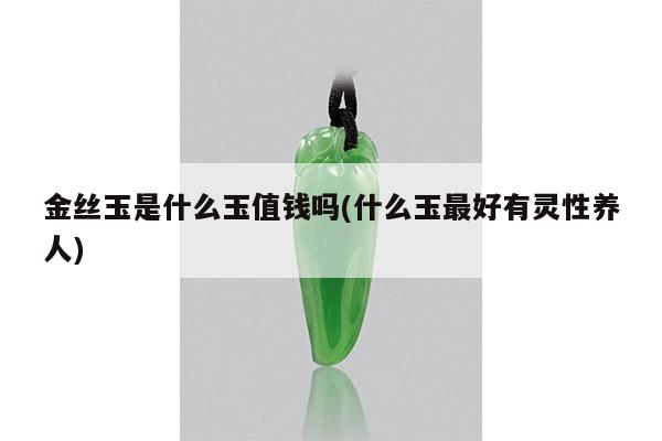 金丝玉是什么玉值钱吗(什么玉最好有灵性养人)