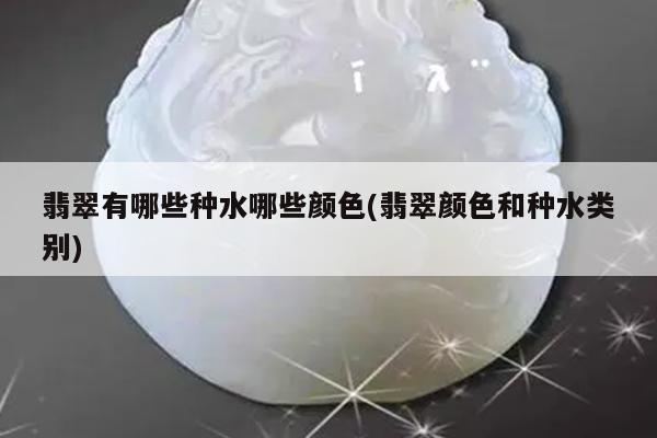翡翠有哪些种水哪些颜色(翡翠颜色和种水类别)