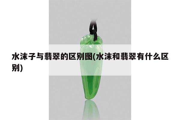 水沫子与翡翠的区别图(水沫和翡翠有什么区别)