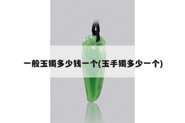 一般玉镯多少钱一个(玉手镯多少一个)