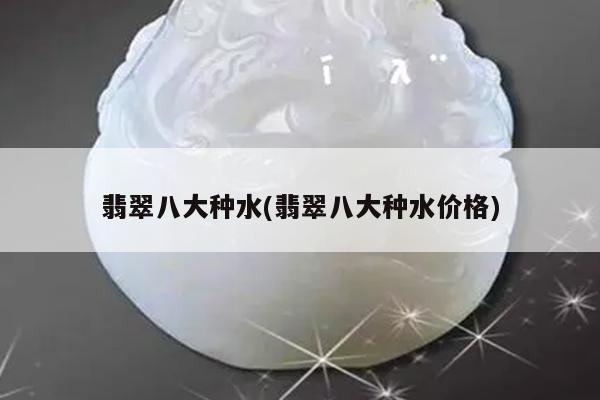 翡翠八大种水(翡翠八大种水价格)