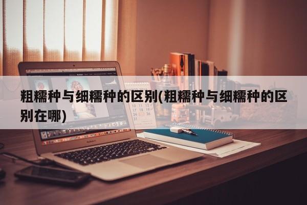 粗糯种与细糯种的区别(粗糯种与细糯种的区别在哪)