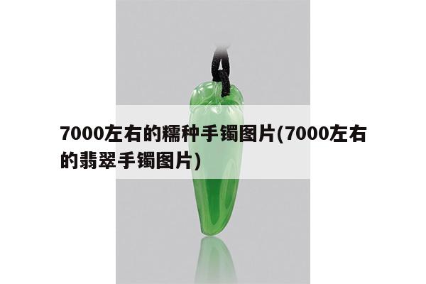 7000左右的糯种手镯图片(7000左右的翡翠手镯图片)