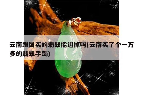 云南跟团买的翡翠能退掉吗(云南买了个一万多的翡翠手镯)