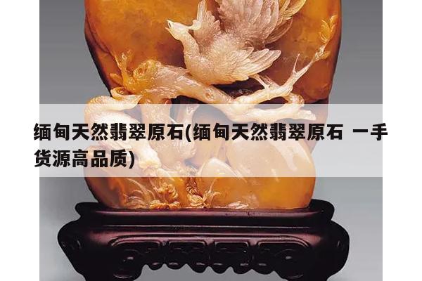 缅甸天然翡翠原石(缅甸天然翡翠原石 一手货源高品质)