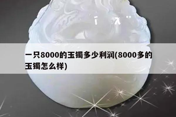 一只8000的玉镯多少利润(8000多的玉镯怎么样)