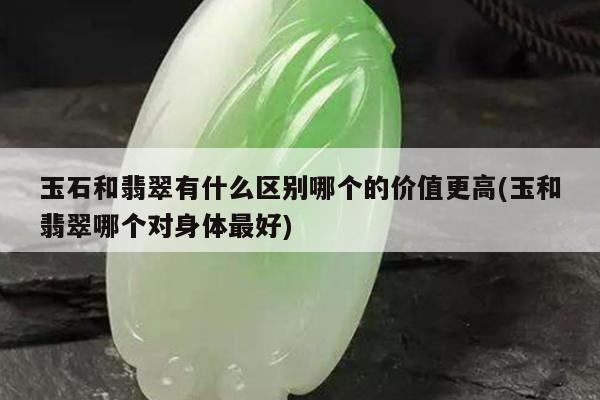 玉石和翡翠有什么区别哪个的价值更高(玉和翡翠哪个对身体最好)