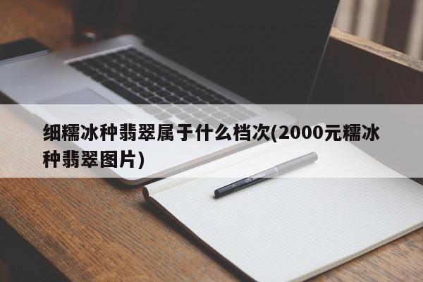 细糯冰种翡翠属于什么档次(2000元糯冰种翡翠图片)