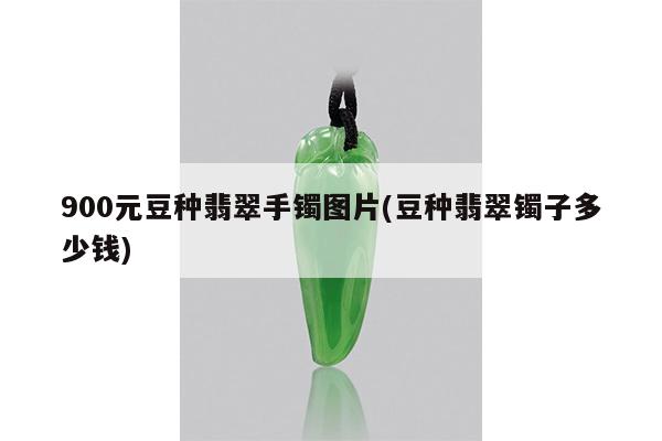 900元豆种翡翠手镯图片(豆种翡翠镯子多少钱)