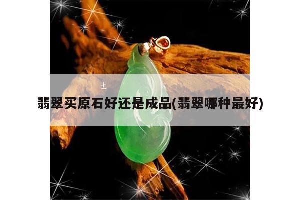 翡翠买原石好还是成品(翡翠哪种最好)