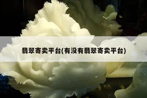 翡翠寄卖平台(有没有翡翠寄卖平台)