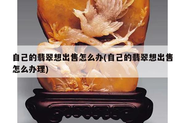 自己的翡翠想出售怎么办(自己的翡翠想出售怎么办理)