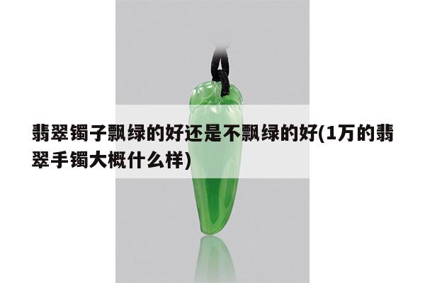 翡翠镯子飘绿的好还是不飘绿的好(1万的翡翠手镯大概什么样)