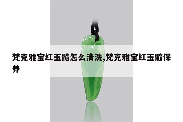 梵克雅宝红玉髓怎么清洗,梵克雅宝红玉髓保养