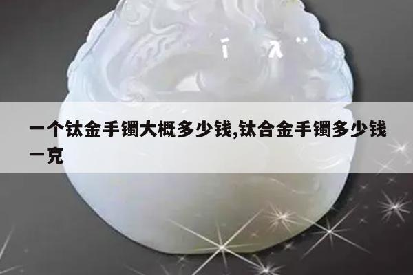 一个钛金手镯大概多少钱,钛合金手镯多少钱一克