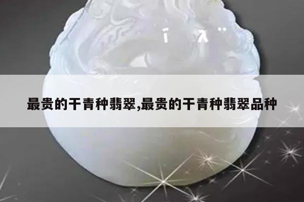 最贵的干青种翡翠,最贵的干青种翡翠品种