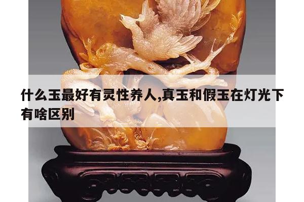什么玉最好有灵性养人,真玉和假玉在灯光下有啥区别