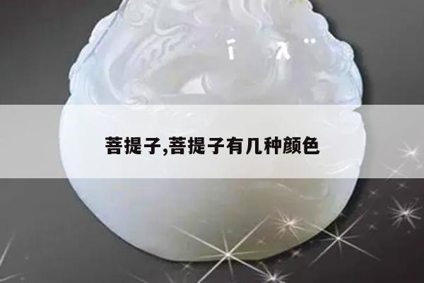 菩提子,菩提子有几种颜色
