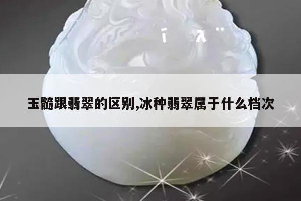玉髓跟翡翠的区别,冰种翡翠属于什么档次