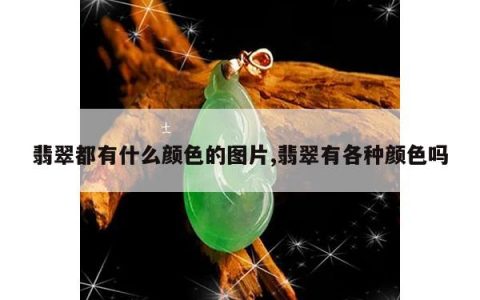 翡翠都有什么颜色的图片,翡翠有各种颜色吗