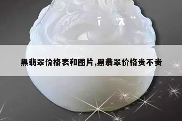 黑翡翠价格表和图片,黑翡翠价格贵不贵