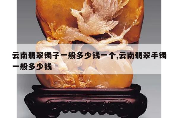 云南翡翠镯子一般多少钱一个,云南翡翠手镯一般多少钱