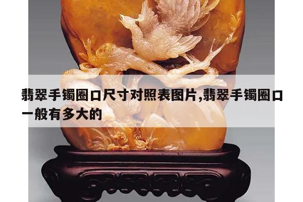 翡翠手镯圈口尺寸对照表图片,翡翠手镯圈口一般有多大的