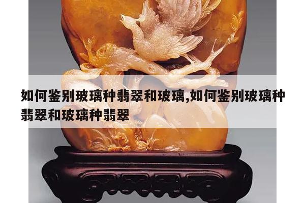 如何鉴别玻璃种翡翠和玻璃,如何鉴别玻璃种翡翠和玻璃种翡翠