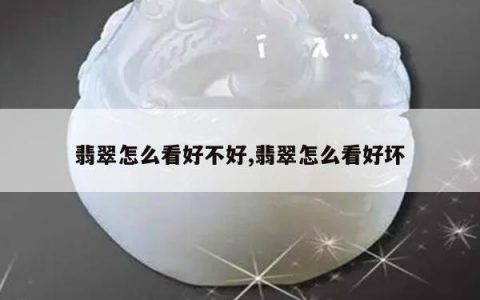 翡翠怎么看好不好,翡翠怎么看好坏