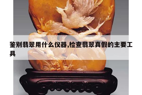 鉴别翡翠用什么仪器,检查翡翠真假的主要工具