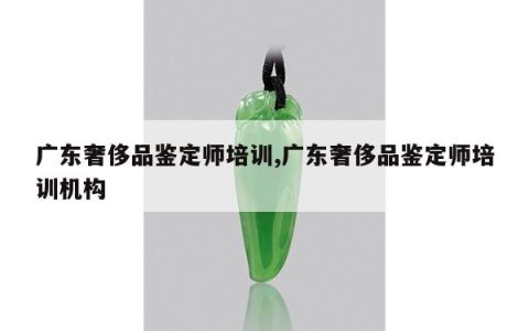 广东奢侈品鉴定师培训,广东奢侈品鉴定师培训机构