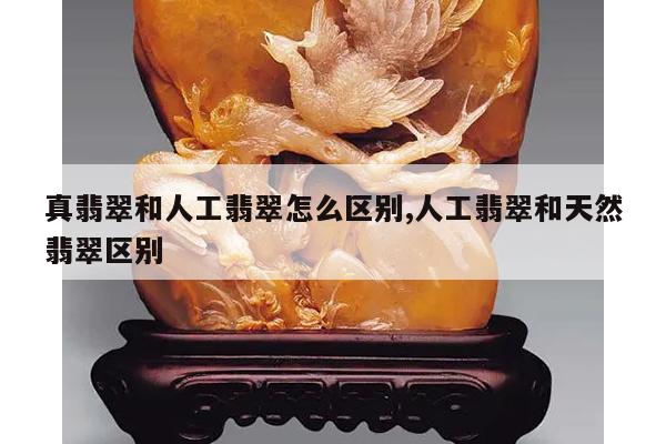 真翡翠和人工翡翠怎么区别,人工翡翠和天然翡翠区别
