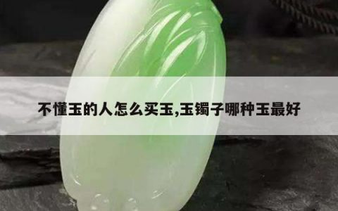 不懂玉的人怎么买玉,玉镯子哪种玉最好