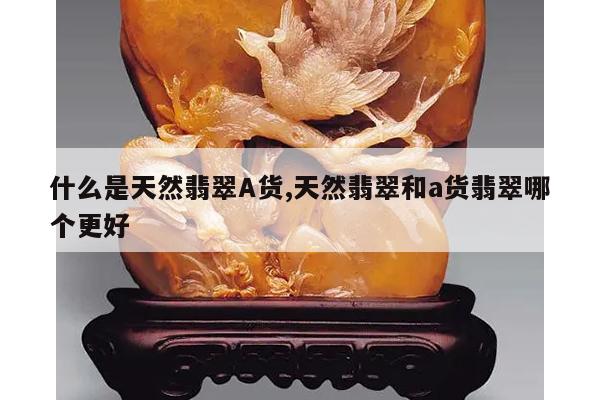 什么是天然翡翠A货,天然翡翠和a货翡翠哪个更好