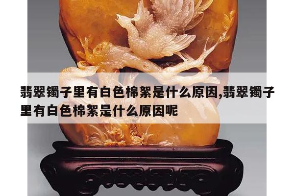 翡翠镯子里有白色棉絮是什么原因,翡翠镯子里有白色棉絮是什么原因呢