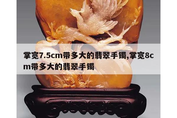 掌宽7.5cm带多大的翡翠手镯,掌宽8cm带多大的翡翠手镯