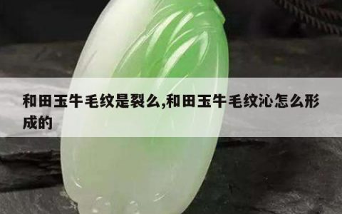 和田玉牛毛纹是裂么,和田玉牛毛纹沁怎么形成的