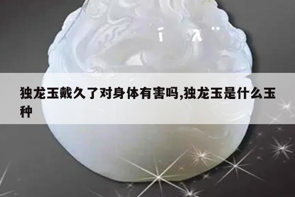 独龙玉戴久了对身体有害吗,独龙玉是什么玉种